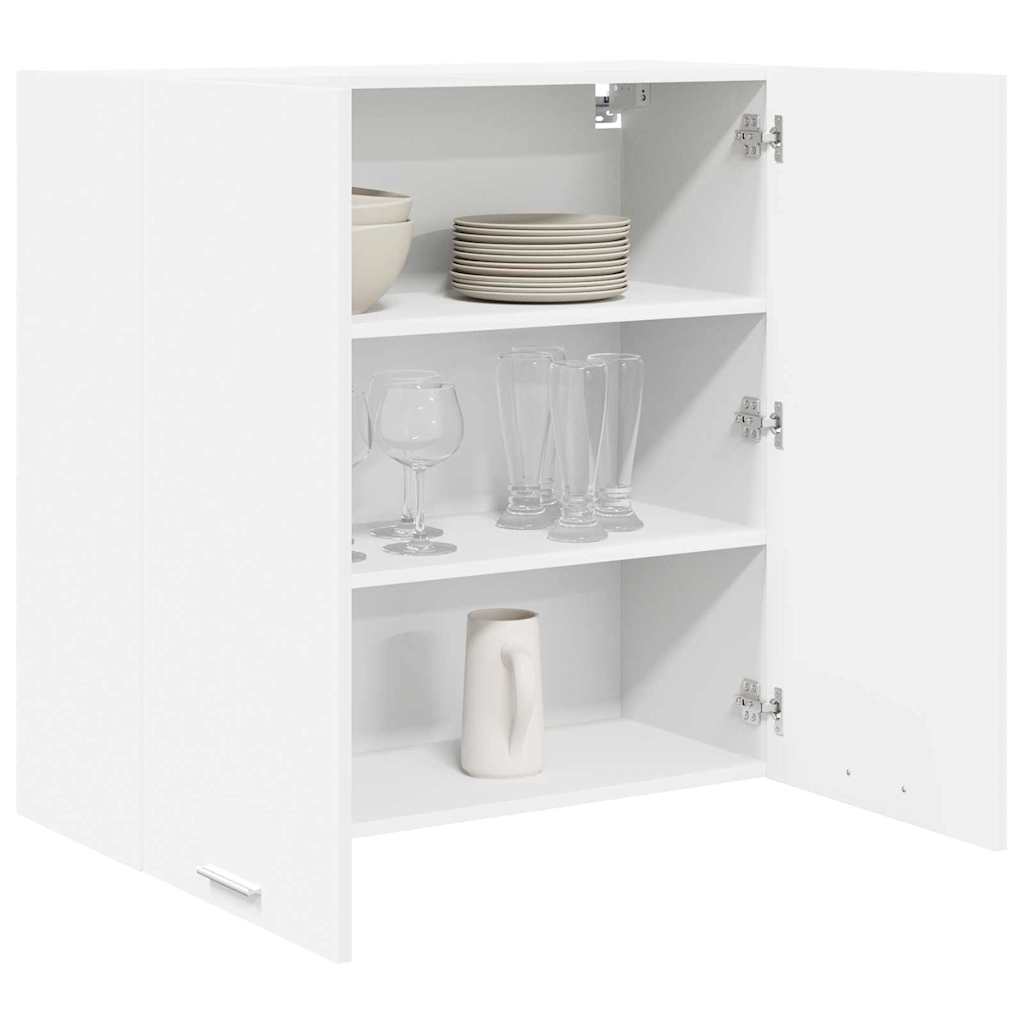 Hanging Cabinet Riga White 80 x 31 x 80 cm Engineered Wood